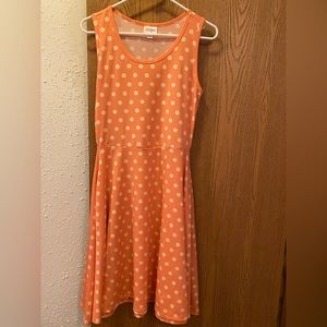 Size Small LLR polkadot tank dress with pockets.